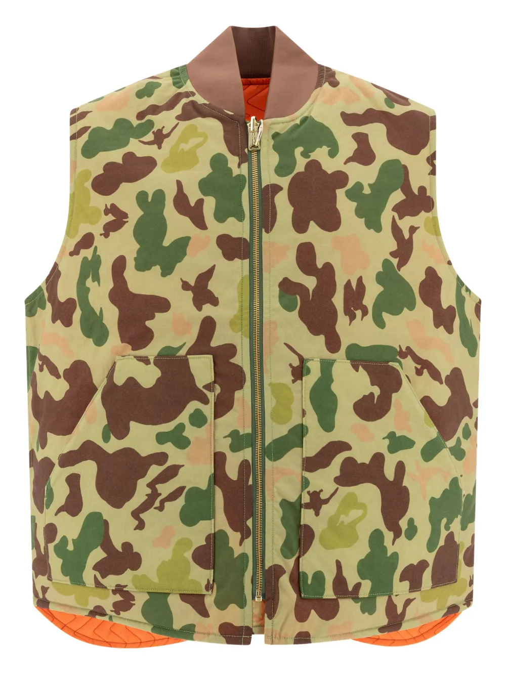 Жилет с камуфляжным карманом BEAMS PLUS, зеленый
Жилет с камуфляжным карманом BEAMS PLUS, зеленый