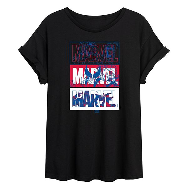Футболка оверсайз с логотипами персонажей X-Men Marvel
Футболка оверсайз с логотипами персонажей X-Men Marvel