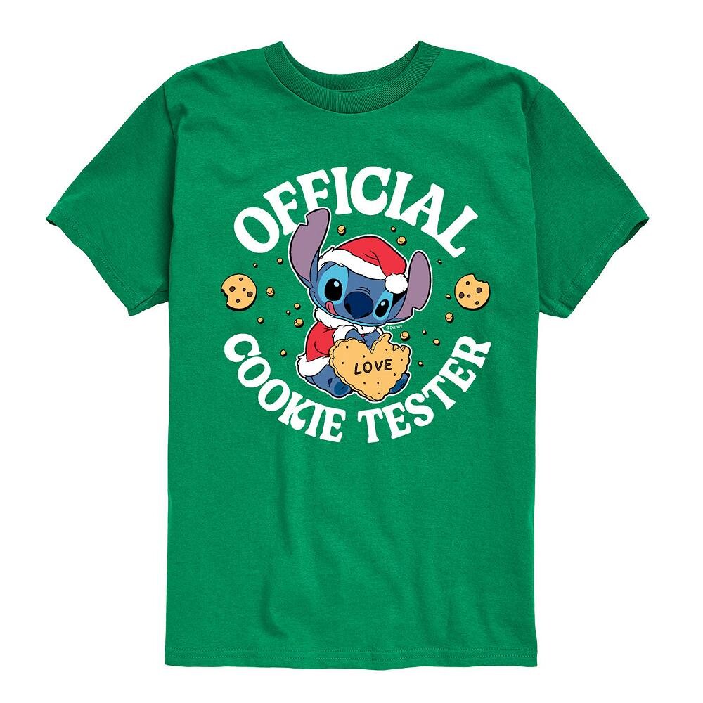 Официальная футболка Disney's Lilo & Stitch для проверки печенья, зеленый
Официальная футболка Disney's Lilo & Stitch для проверки печенья, зеленый