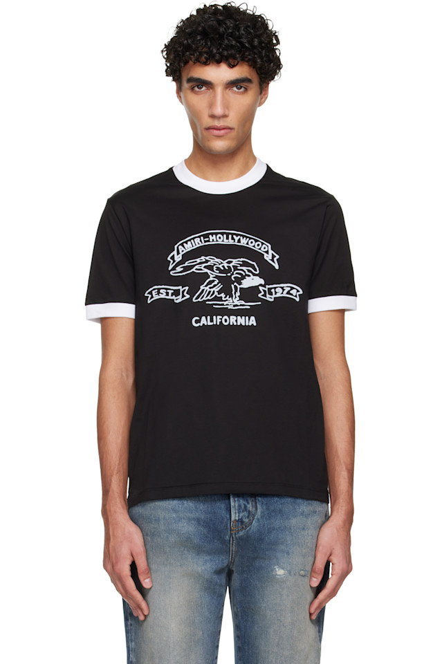 Футболка с изображением орла Amiri, черный
Футболка с изображением орла Amiri, черный