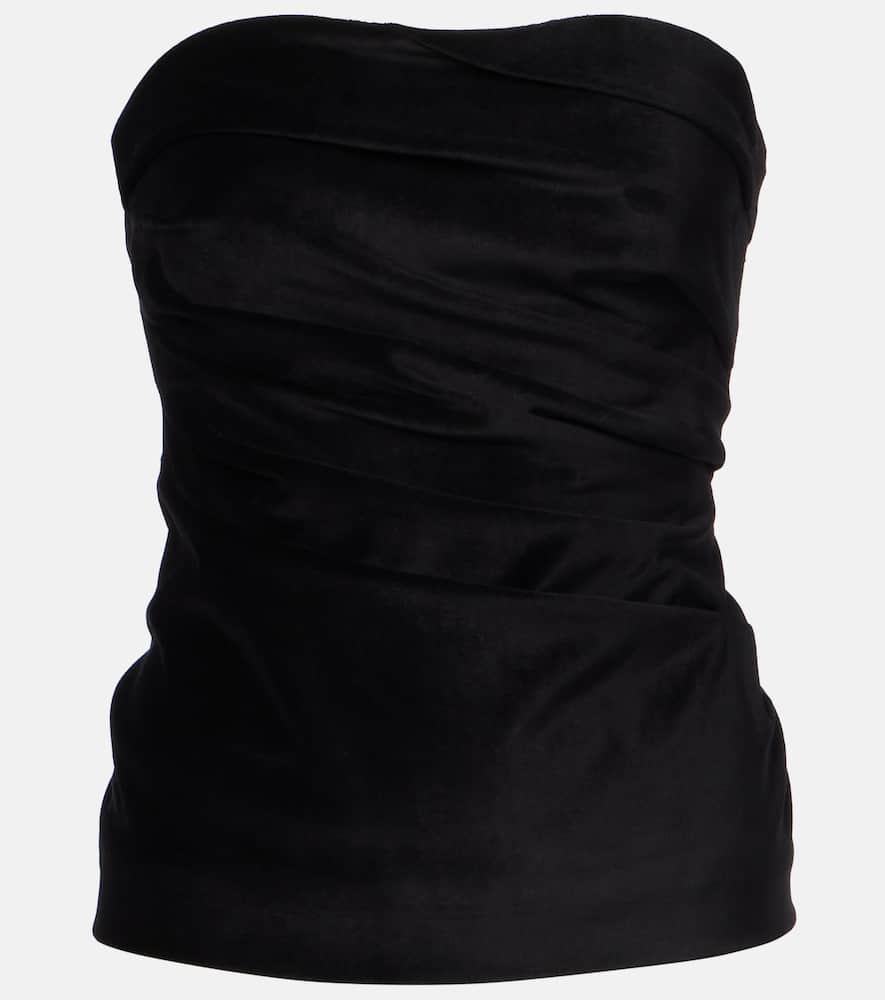 Айзел топ-бюстье из бархата Tove, Black
Айзел топ-бюстье из бархата Tove, Black