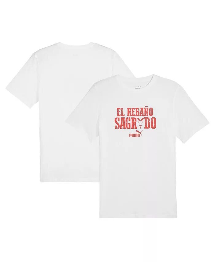 Мужская белая футболка Chivas ftbl Culture Puma, белый 
Мужская белая футболка Chivas ftbl Culture Puma, белый