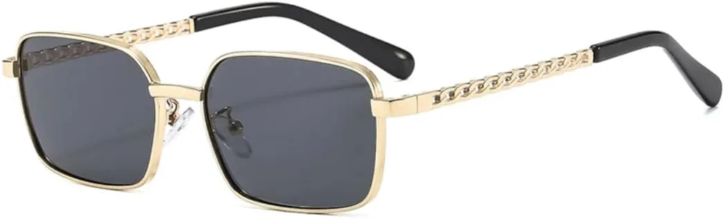 Ретро-солнцезащитные очки в металлической оправе для женщин и мужчин, с прозрачными линзами Ocean и защитой от УФ-излучения UV400. Модный тренд TVTBBVV, Golden Grey
Ретро-солнцезащитные очки в металлической оправе для женщин и мужчин, с прозрачными линзами Ocean и защитой от УФ-излучения UV400. Модный тренд TVTBBVV, Golden Grey