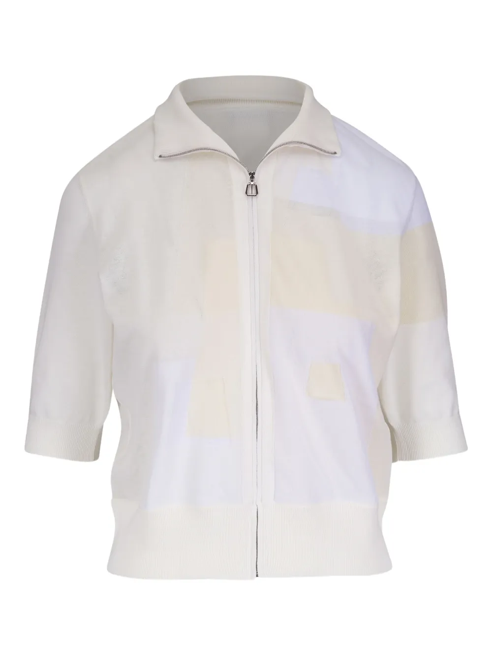 Жаккардовый кардиган Akris, белый
Жаккардовый кардиган Akris, белый