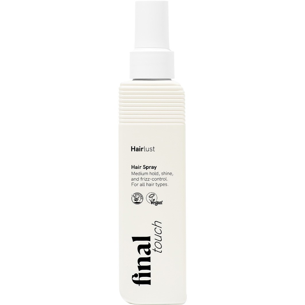 Лак для волос final touch hair spray Hairlust, объем 150 мл
Лак для волос final touch hair spray Hairlust, объем 150 мл