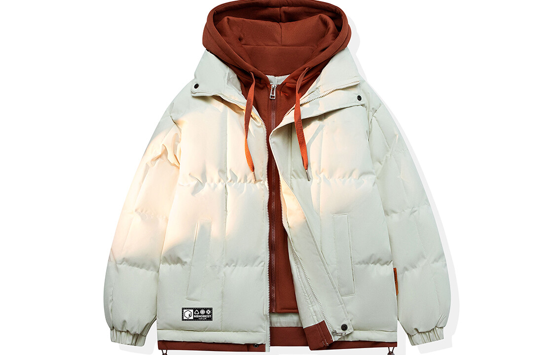 Стеганая куртка унисекс Nbno, Коричневый 
Стеганая куртка унисекс Nbno, Коричневый