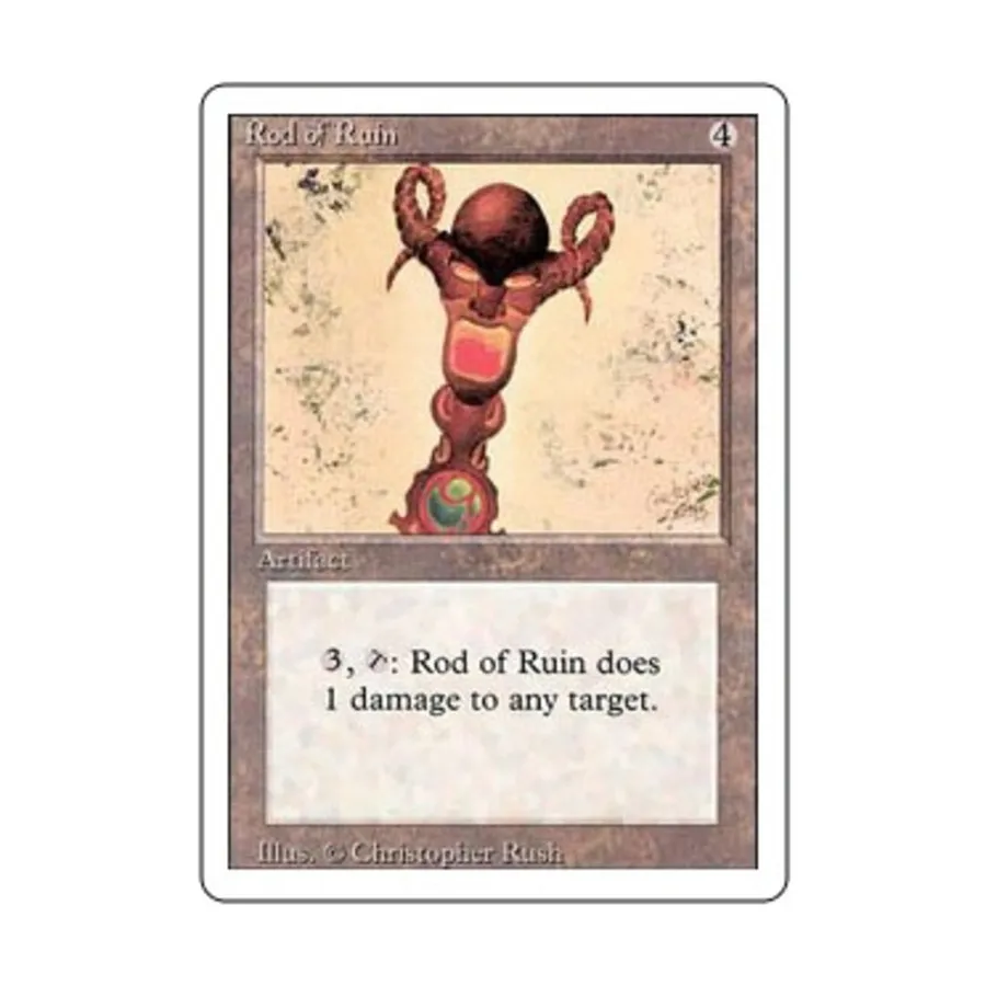 CCG Жезл разрушения (U), MTG - 3rd Edition (Revised)
CCG Жезл разрушения (U), MTG - 3rd Edition (Revised)