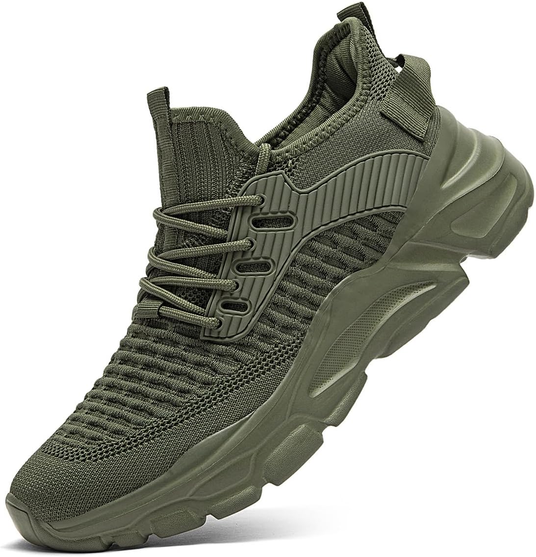 Мужские кроссовки без шнурков для ходьбы, тенниса и бега, легкие, дышащие, с мягкой подошвой, комфортные, для работы и занятий в спортзале Kapsen, зеленый
Мужские кроссовки без шнурков для ходьбы, тенниса и бега, легкие, дышащие, с мягкой подошвой, комфортные, для работы и занятий в спортзале Kapsen, зеленый