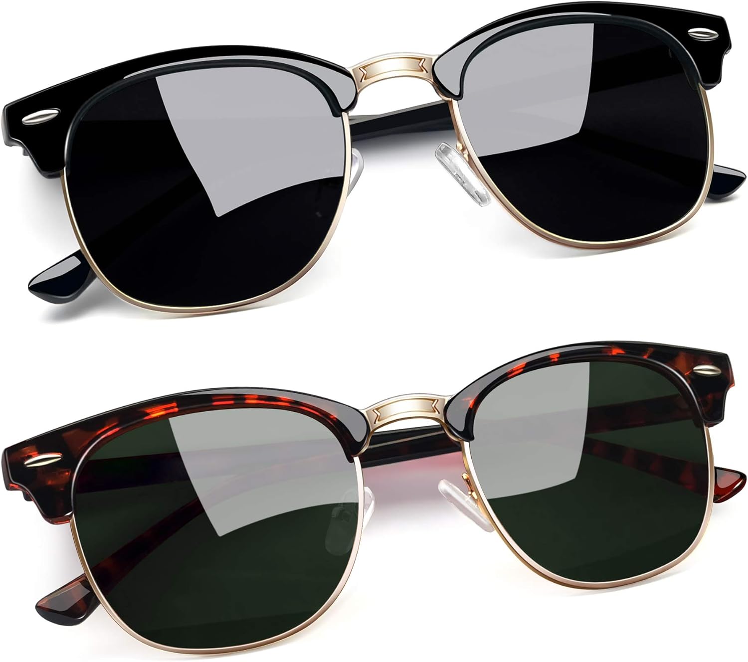 Винтажные солнцезащитные очки Joopin в полуободковой оправе с поляризованными линзами и защитой от УФ-излучения, модель Browline, для женщин и мужчин, B02-gloss Black + Leopard G15
Винтажные солнцезащитные очки Joopin в полуободковой оправе с поляризованными линзами и защитой от УФ-излучения, модель Browline, для женщин и мужчин, B02-gloss Black + Leopard G15