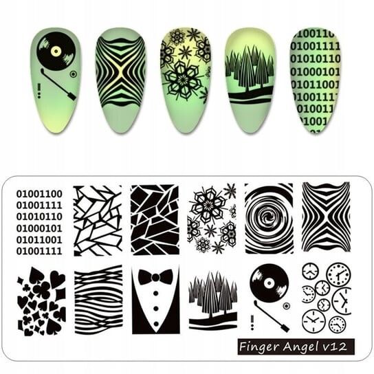 Пластина для штампа для ногтей, Tojato
Пластина для штампа для ногтей, Tojato