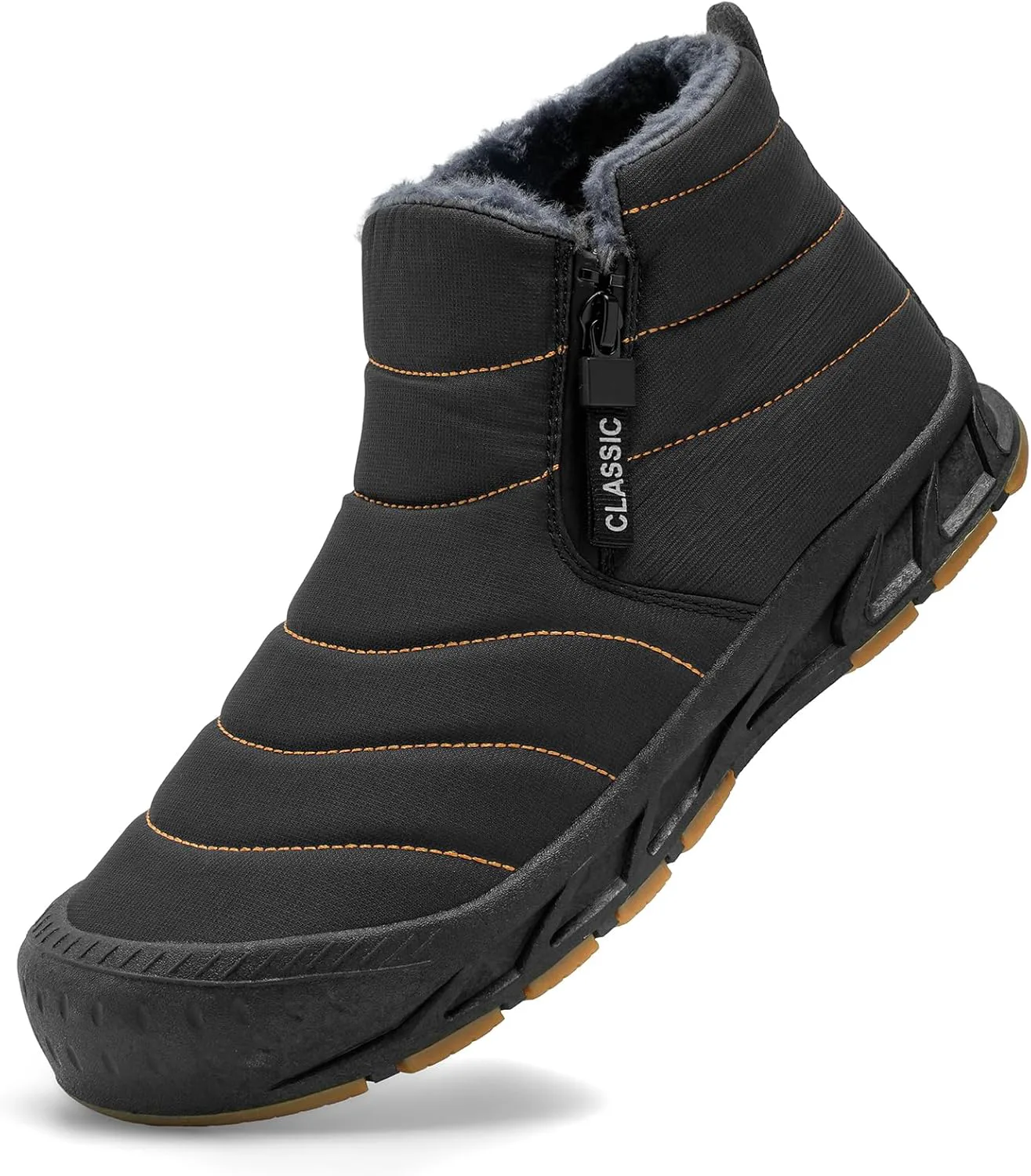 Мужские водонепроницаемые зимние ботинки, теплые зимние ботинки, ботиночки с подкладкой из меха, нескользящие легкие зимние обувь DXINZHI, черный
Мужские водонепроницаемые зимние ботинки, теплые зимние ботинки, ботиночки с подкладкой из меха, нескользящие легкие зимние обувь DXINZHI, черный