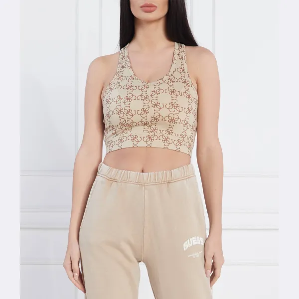 Топ приталенного кроя Caitlin Guess, бежевый
Топ приталенного кроя Caitlin Guess, бежевый