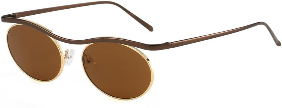 Солнцезащитные очки UV400 с защитой от УФ-излучения - овальные, в стиле металлик-панк, с градиентным переходом цвета, подходят для женщин и мужчин, для бега и занятий спортом на открытом воздухе UYPTK, Dark Tea
Солнцезащитные очки UV400 с защитой от УФ-излучения - овальные, в стиле металлик-панк, с градиентным переходом цвета, подходят для женщин и мужчин, для бега и занятий спортом на открытом воздухе UYPTK, Dark Tea