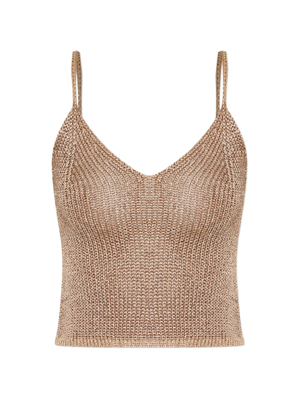 Вязаный топ с V-образным вырезом Paramidonna, бежевый
Вязаный топ с V-образным вырезом Paramidonna, бежевый