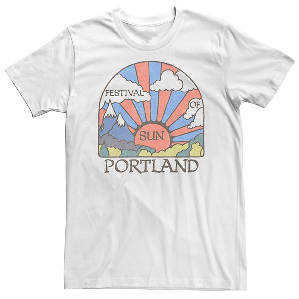 Футболка Big & Tall Portland Sun Festival с винтажным принтом Licensed Character
Футболка Big & Tall Portland Sun Festival с винтажным принтом Licensed Character