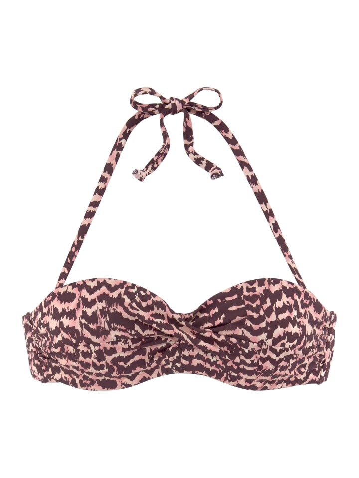 Верх бикини LASCANA, цвет bordeaux bedruckt
Верх бикини LASCANA, цвет bordeaux bedruckt