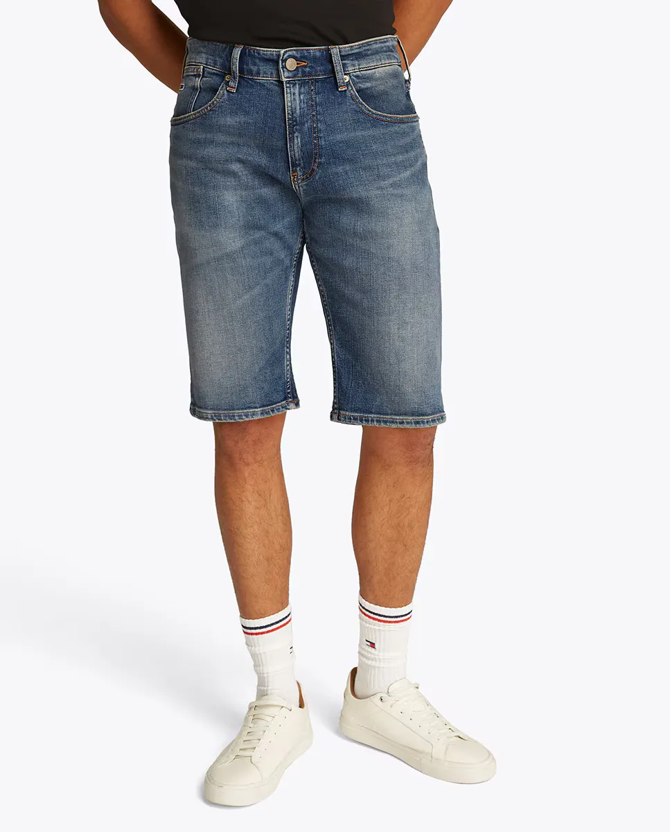 Мужские короткие джинсы Ronnie прямого кроя со средней посадкой Tommy Jeans, синий
Мужские короткие джинсы Ronnie прямого кроя со средней посадкой Tommy Jeans, синий