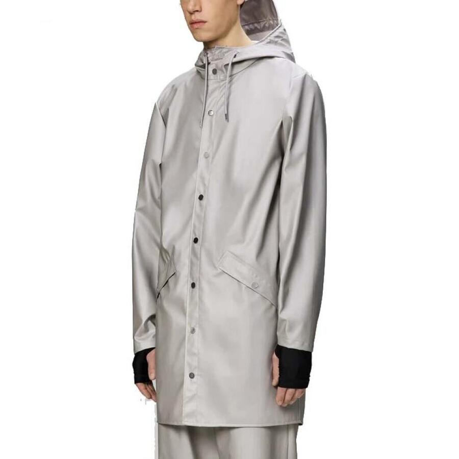 Куртка Rains модель Long Jacket W3 цвет серый
Куртка Rains модель Long Jacket W3 цвет серый