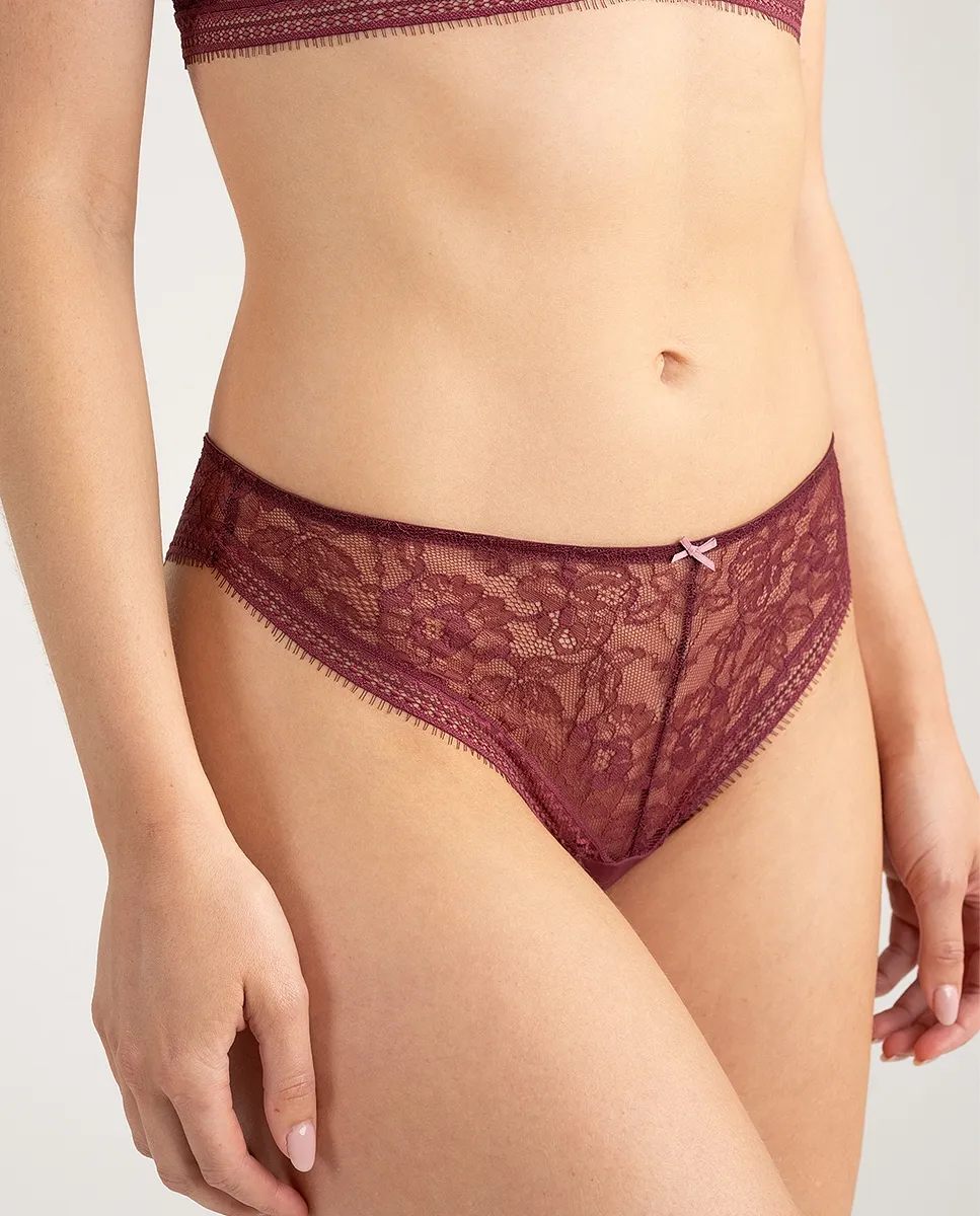 Бразильские кружевные трусики Жанна Passionata, рубиновый
Бразильские кружевные трусики Жанна Passionata, рубиновый