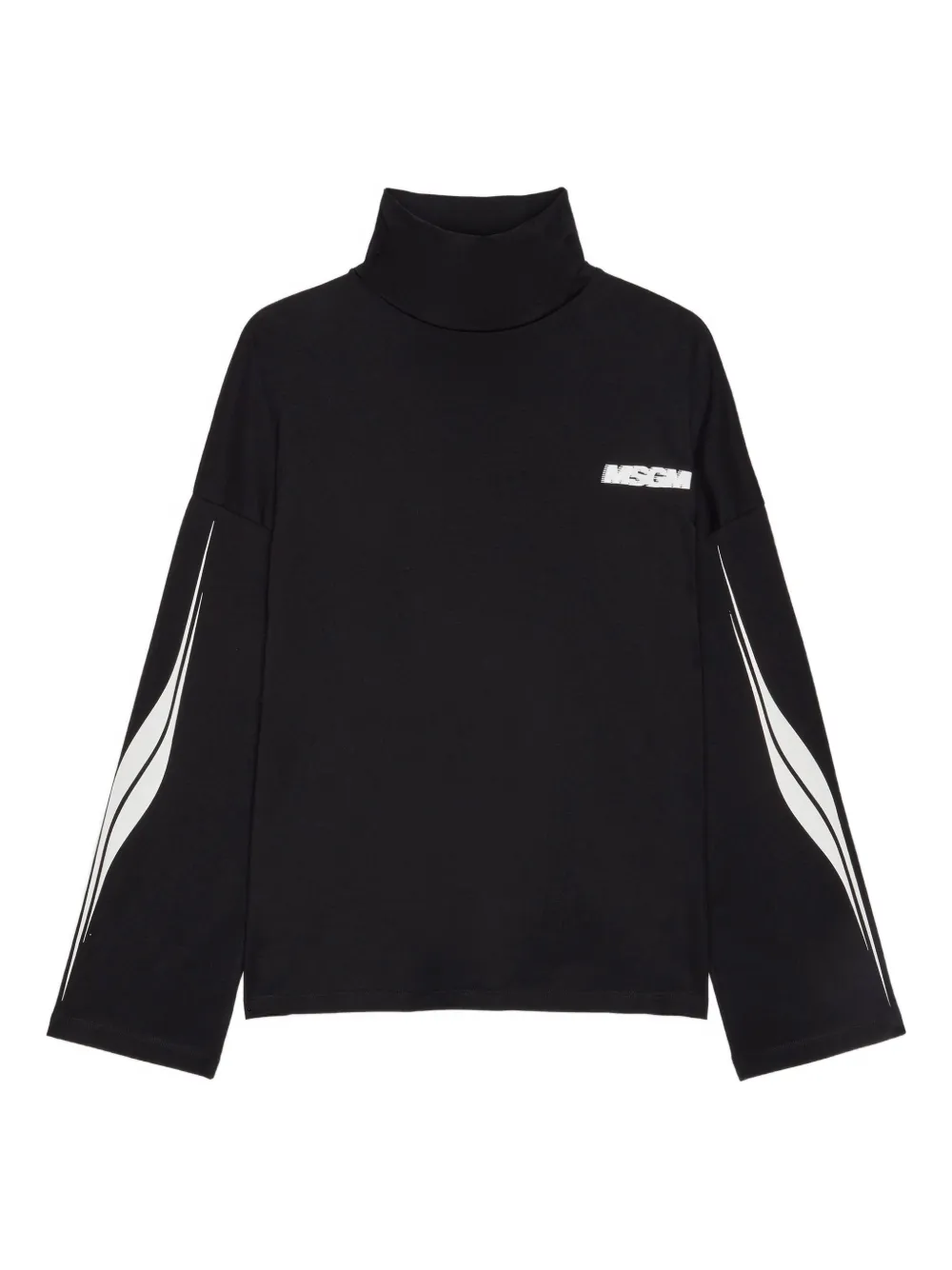 Футболка с высоким воротником и логотипом Msgm, черный
Футболка с высоким воротником и логотипом Msgm, черный