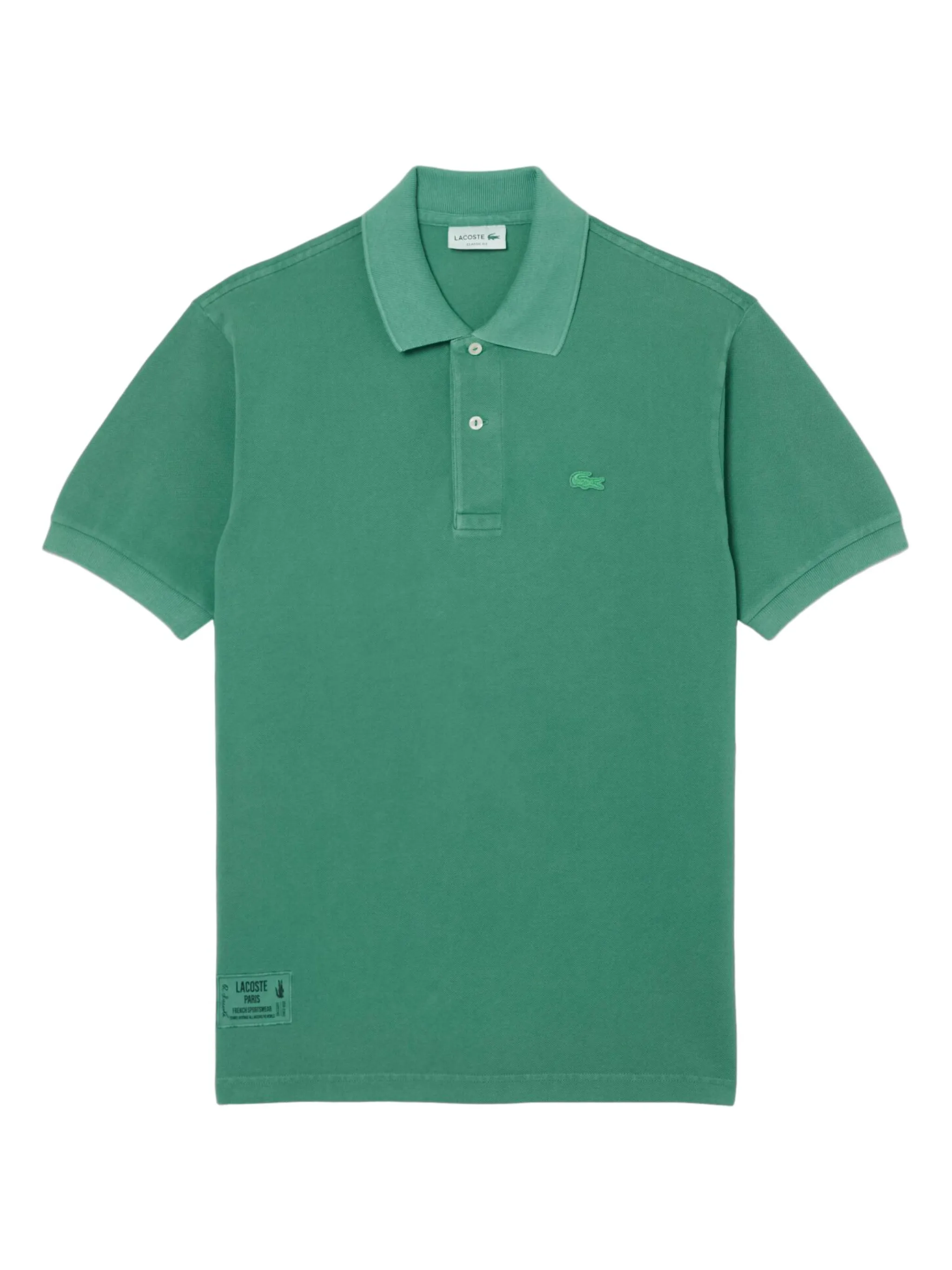 Рубашка поло с вышитым логотипом Lacoste, зеленый
Рубашка поло с вышитым логотипом Lacoste, зеленый