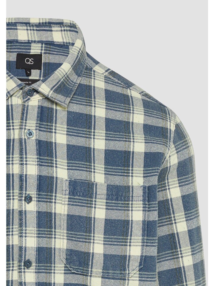 Рубашка QS Hemd langarm, синий
Рубашка QS Hemd langarm, синий