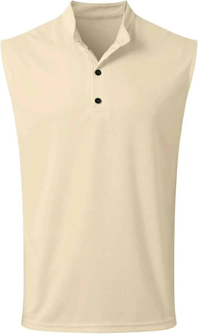 Мужская безрукавка Henley с застежкой на пуговицы
Мужская безрукавка Henley с застежкой на пуговицы