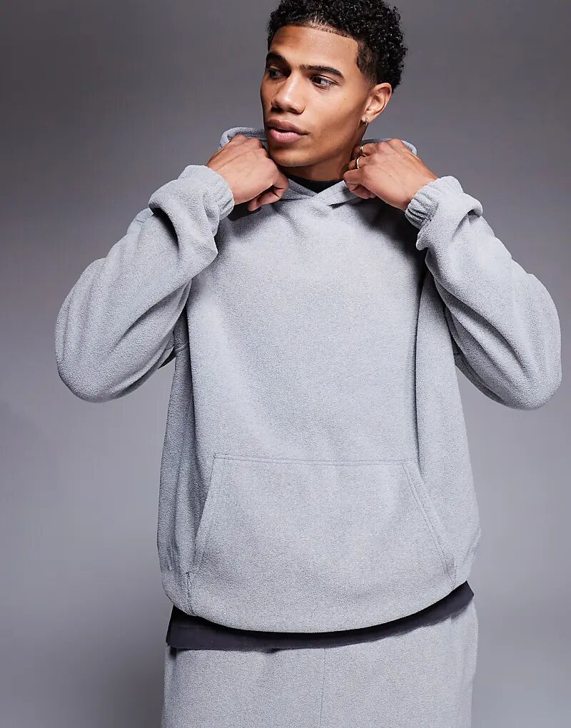 Свободная толстовка с капюшоном из флиса ASOS DESIGN серого меланжевого цвета - СЕРЫЙ
Свободная толстовка с капюшоном из флиса ASOS DESIGN серого меланжевого цвета - СЕРЫЙ
