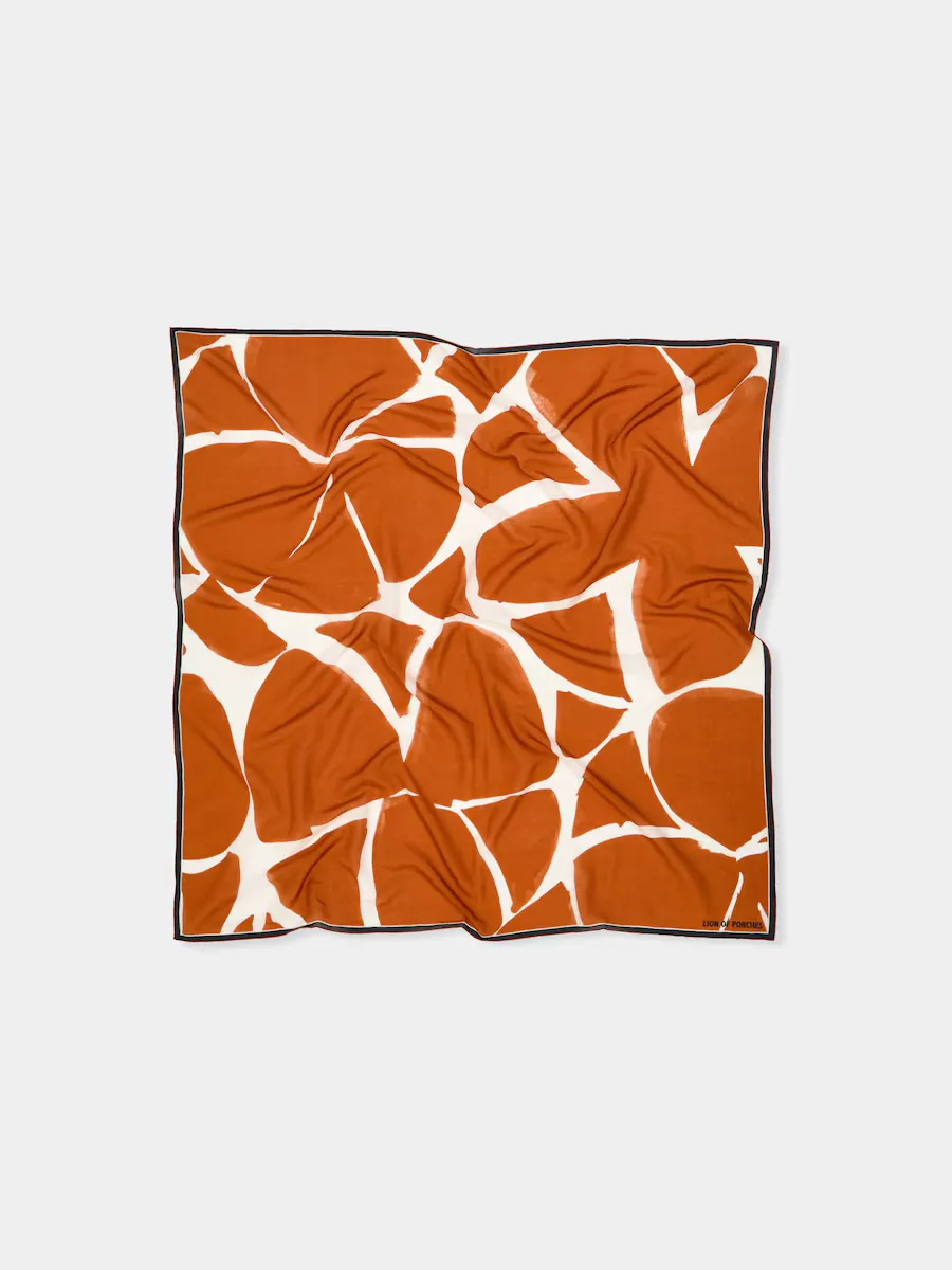 Набивной шарф из хлопка и шелка Lion of Porches, оранжевый
Набивной шарф из хлопка и шелка Lion of Porches, оранжевый