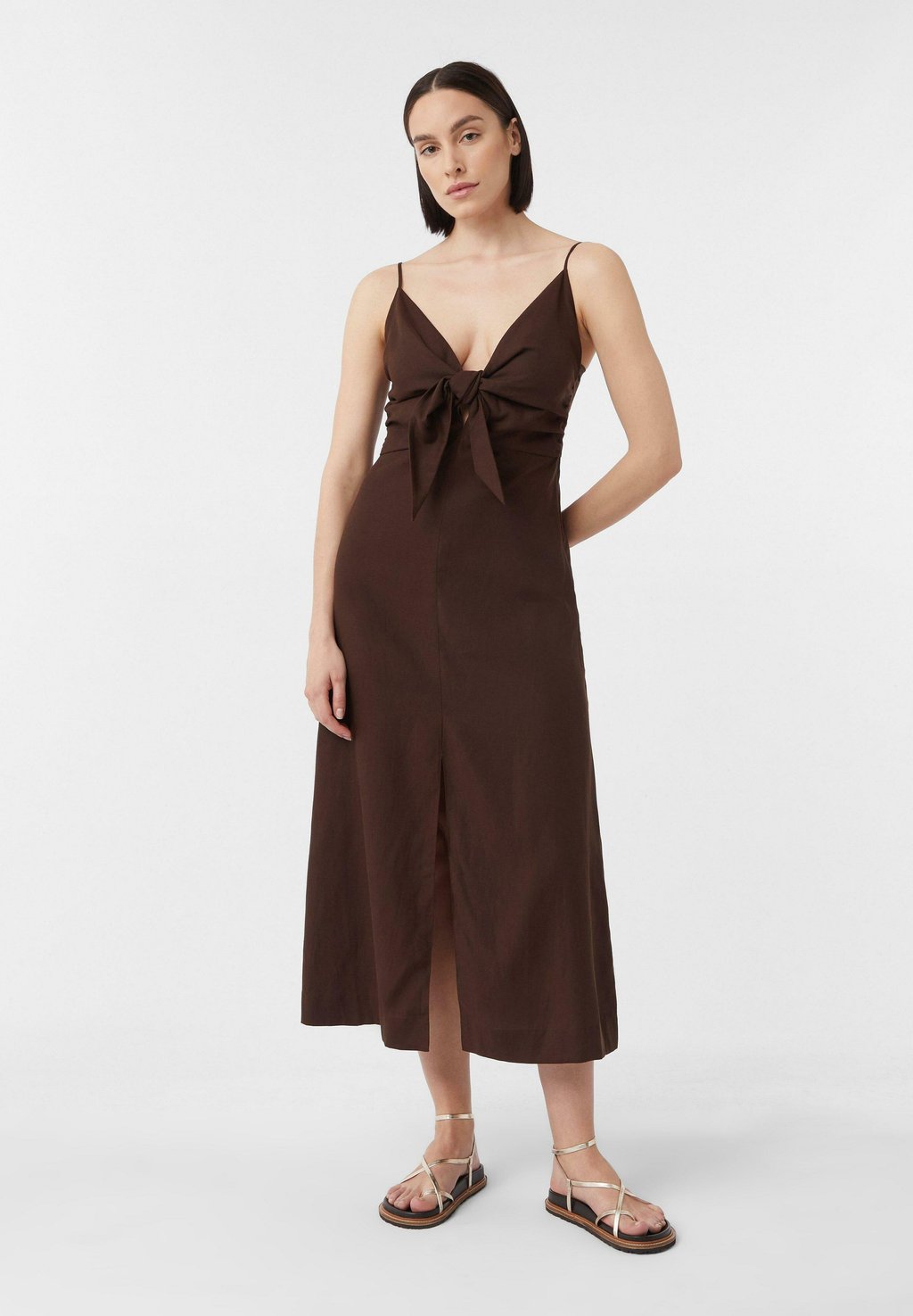 Повседневное платье comma, темно-коричневый
Повседневное платье comma, темно-коричневый