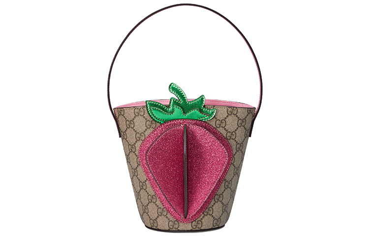 Сумка из холста с кожаными вставками, ведро, детская, обычная модель для детей Ebony/Pink/Candy GUCCI
Сумка из холста с кожаными вставками, ведро, детская, обычная модель для детей Ebony/Pink/Candy GUCCI