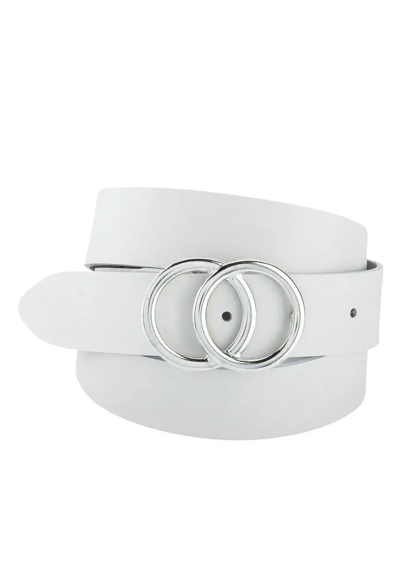 Ремень BERND GÖTZ, классический стиль, с двойной кольцевой застежкой, белый
Ремень BERND GÖTZ, классический стиль, с двойной кольцевой застежкой, белый