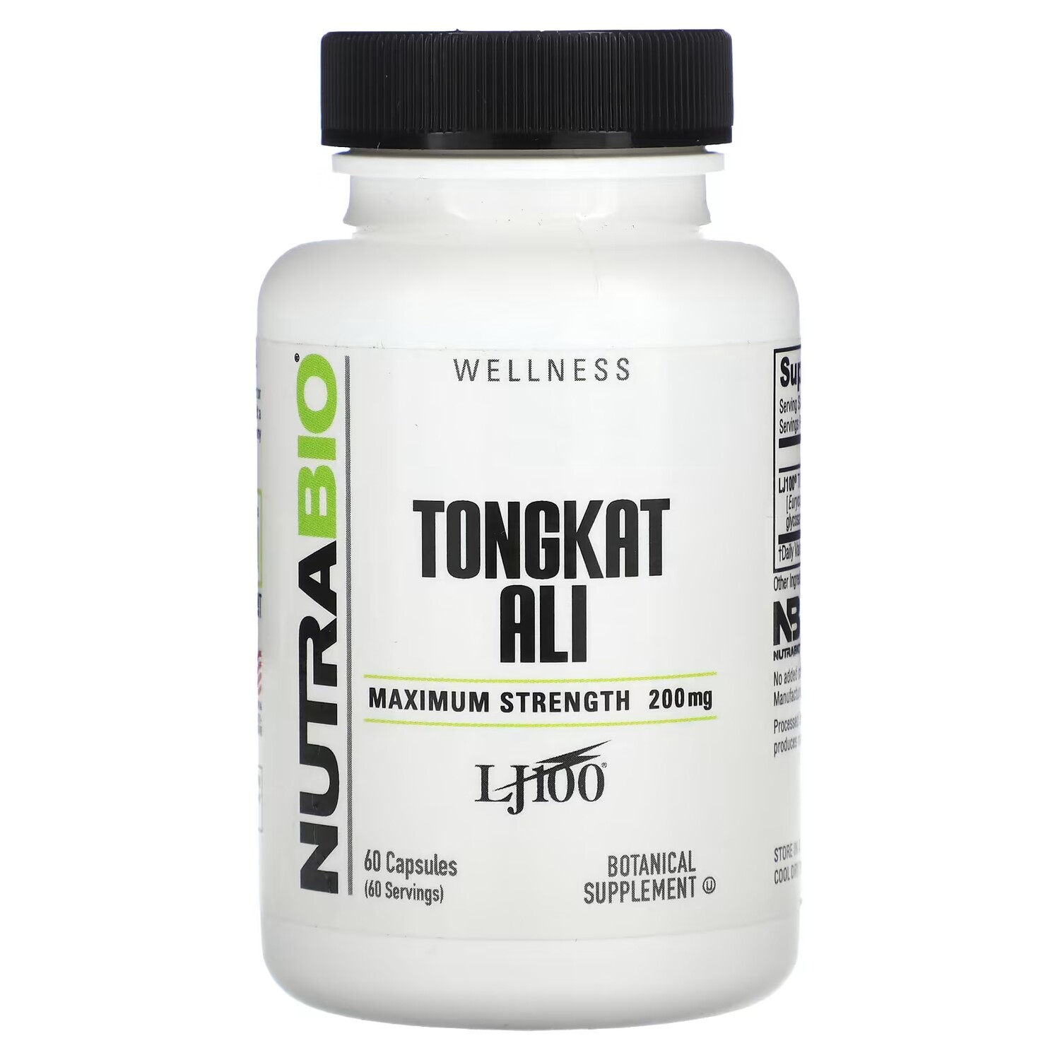 Добавка Nutrabio Tongkat Ali Maximum Strength 200 мг
Добавка Nutrabio Tongkat Ali Maximum Strength 200 мг
