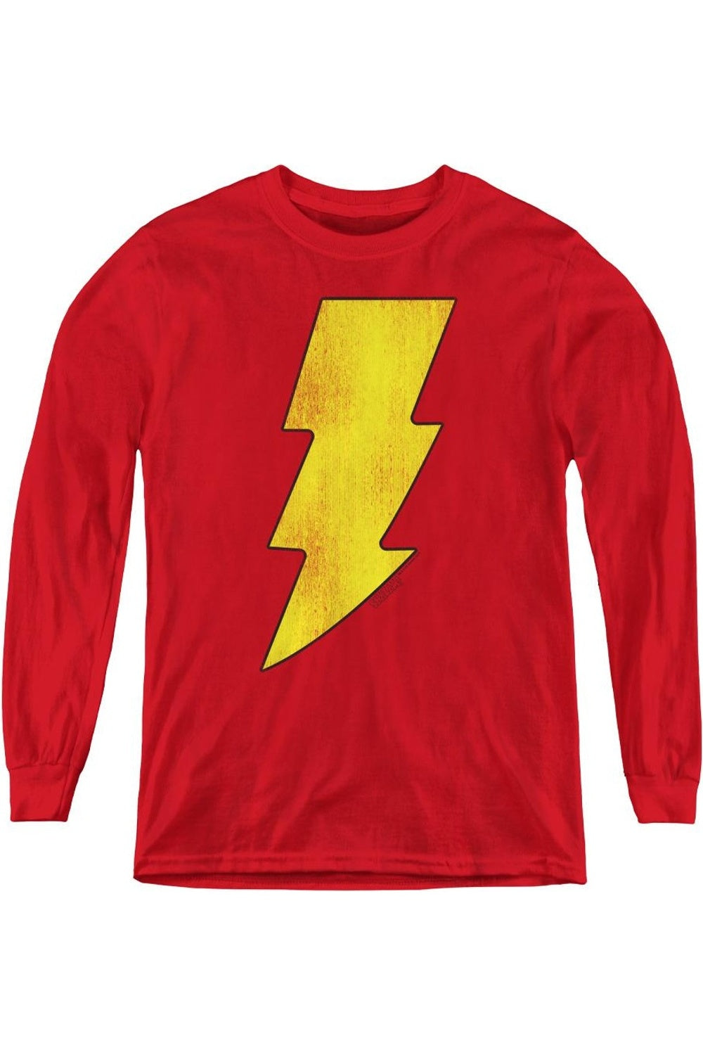 Футболка с длинным рукавом DC Comics Shazam с потертым логотипом Gildan, красный
Футболка с длинным рукавом DC Comics Shazam с потертым логотипом Gildan, красный