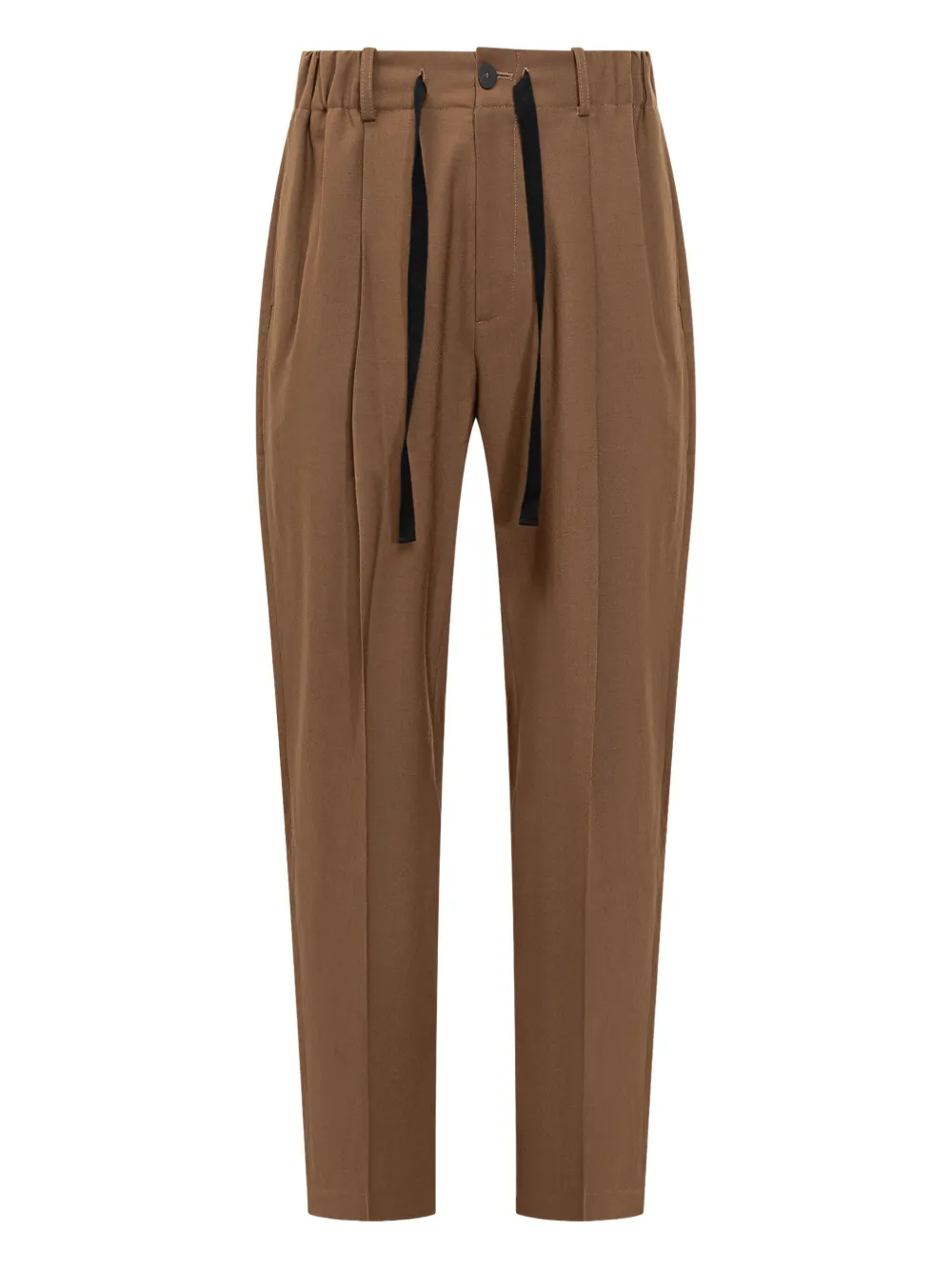 Брюки с эластичным шнурком Studio Nicholson, коричневый
Брюки с эластичным шнурком Studio Nicholson, коричневый