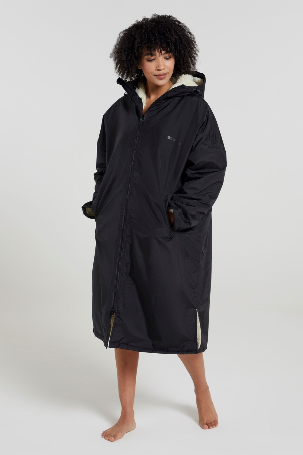 Женский водонепроницаемый пеленальный халат Mountain Warehouse, черный
Женский водонепроницаемый пеленальный халат Mountain Warehouse, черный