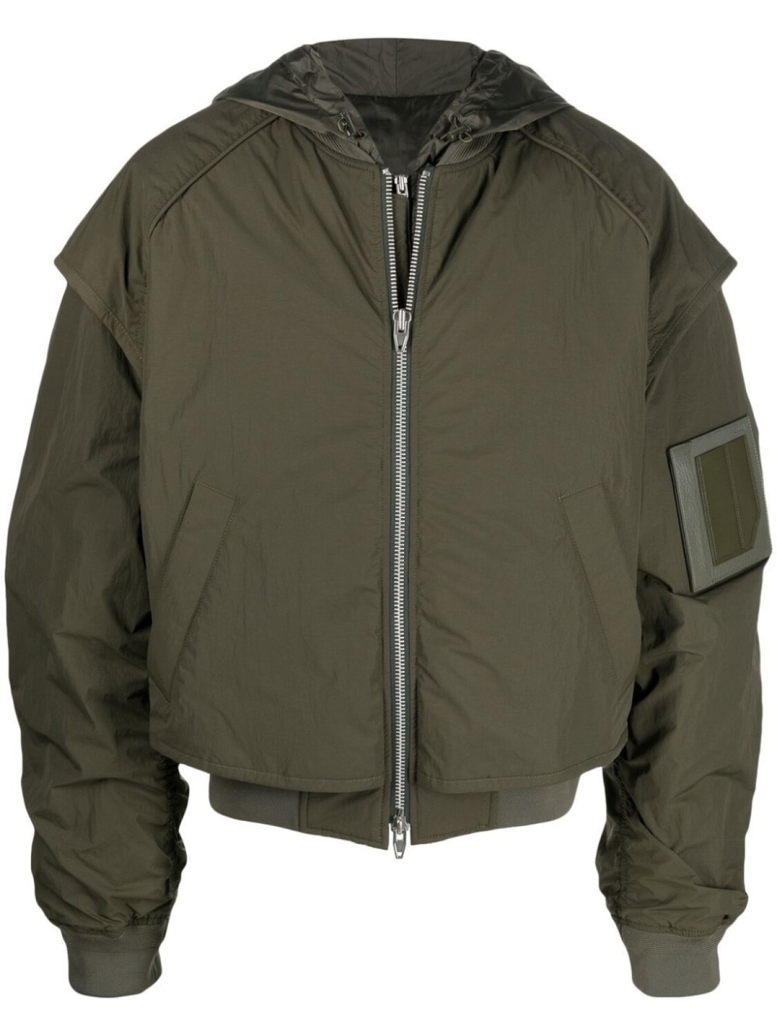 Juun.J бомбер с логотипом, зеленый
Juun.J бомбер с логотипом, зеленый