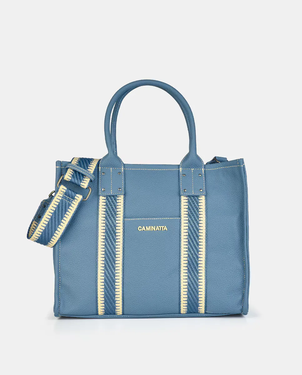 Сумка цвета слоновой кости Caminatta, синий
Сумка цвета слоновой кости Caminatta, синий