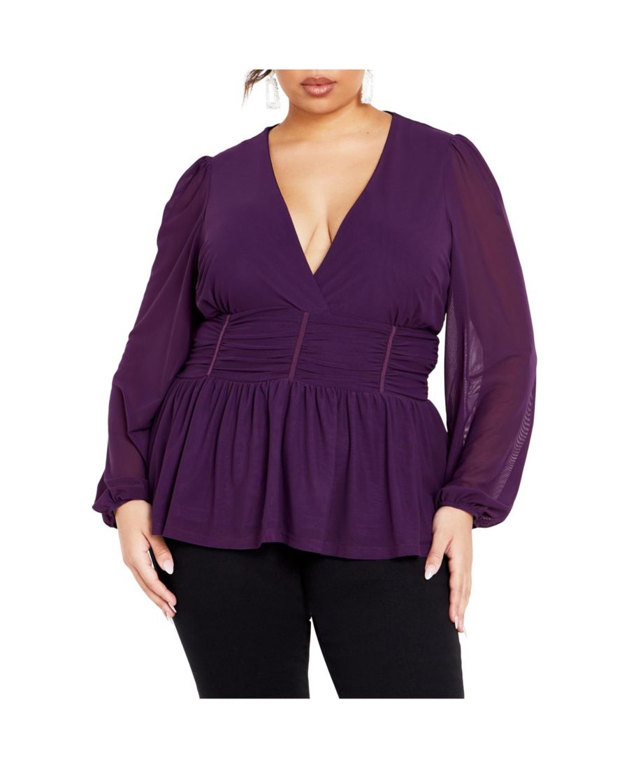 Женская футболка Восхищение CITY CHIC, Petunia
Женская футболка Восхищение CITY CHIC, Petunia