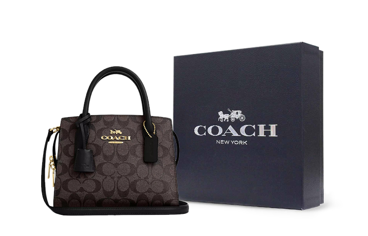 COACH Сумка-тоут из ткани с покрытием и гладкой кожи
COACH Сумка-тоут из ткани с покрытием и гладкой кожи