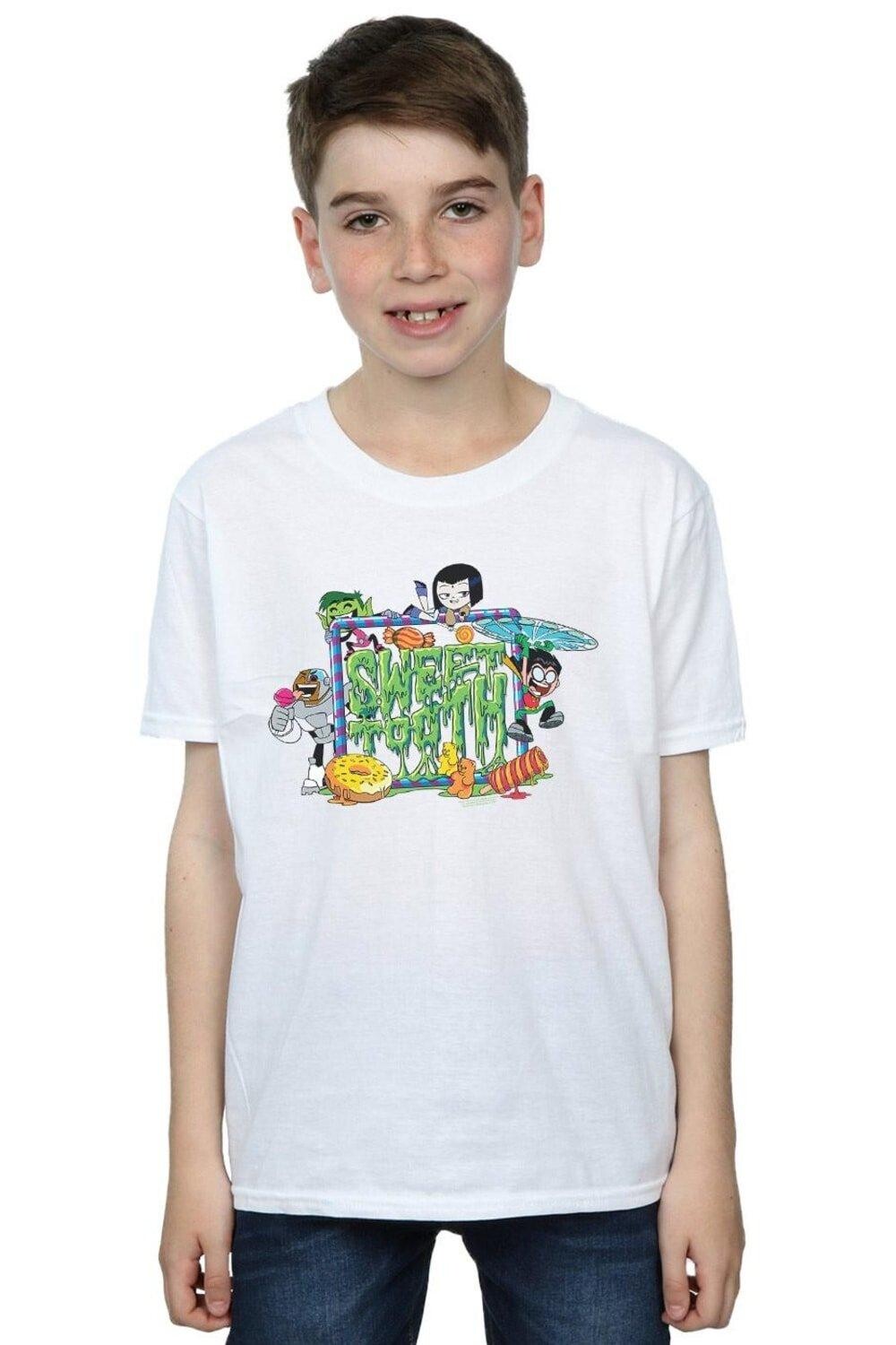 Футболка «Юные Титаны — сладкоежки» DC Comics, белый, Серый, Футболка «Юные Титаны — сладкоежки» DC Comics, белый
Футболка «Юные Титаны — сладкоежки» DC Comics, белый, Серый, Футболка «Юные Титаны — сладкоежки» DC Comics, белый
