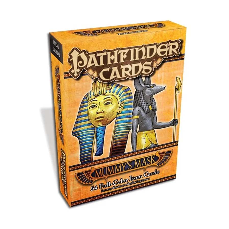 Бокс-сет Mummy's Mask Item Cards, Pathfinder Roleplaying Game (1st Edition) - Pathfinder Cards - Item Cards
Бокс-сет Mummy's Mask Item Cards, Pathfinder Roleplaying Game (1st Edition) - Pathfinder Cards - Item Cards