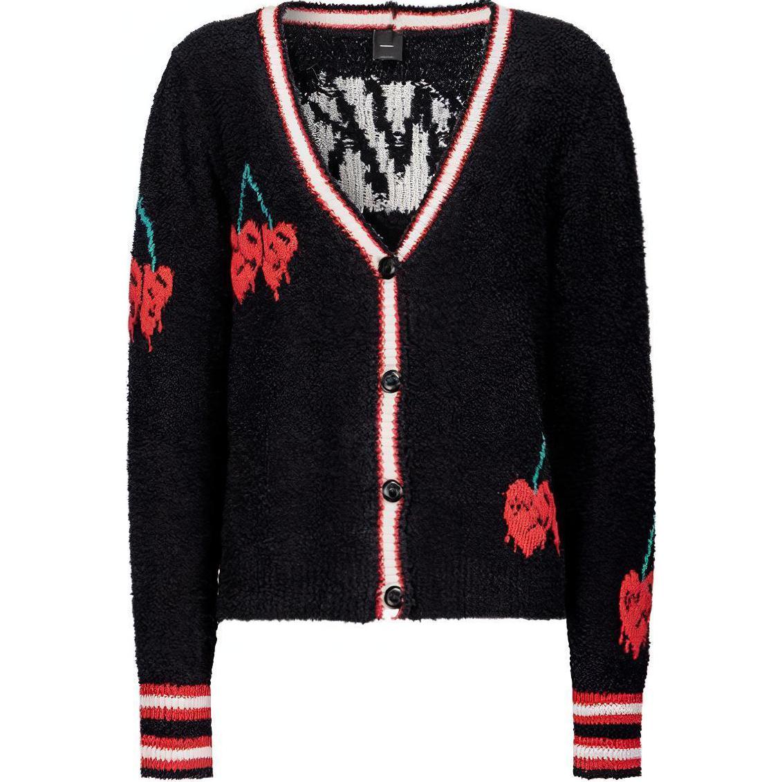 PINKO Вязаный свитер SS23 женский черный
PINKO Вязаный свитер SS23 женский черный