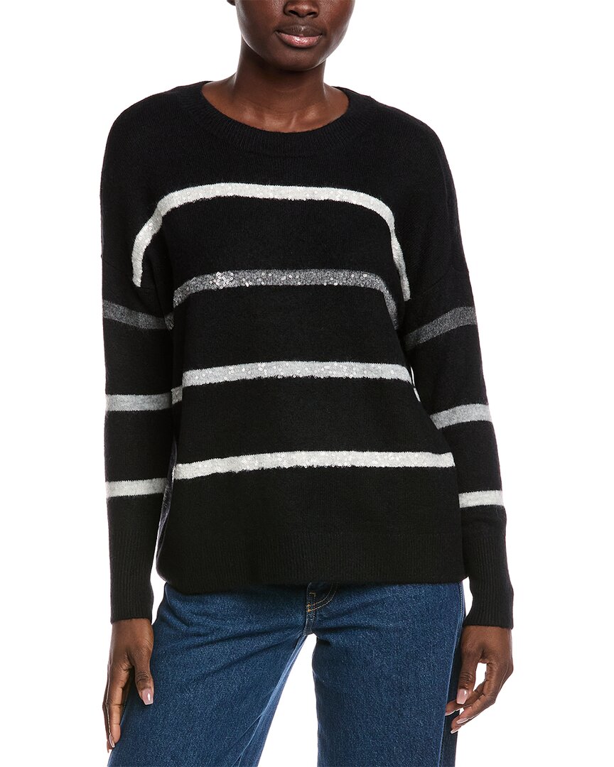 Винс Камуто свитер с пайетками и полосками Vince Camuto, черный
Винс Камуто свитер с пайетками и полосками Vince Camuto, черный