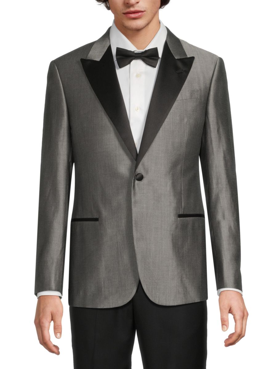 Пиджак классического кроя с заостренными лацканами Emporio Armani, черный
Пиджак классического кроя с заостренными лацканами Emporio Armani, черный