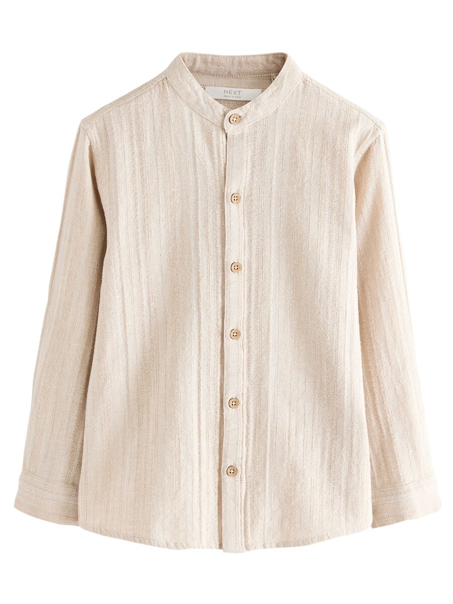 Рубашка на пуговицах классического кроя Next, бежевый
Рубашка на пуговицах классического кроя Next, бежевый