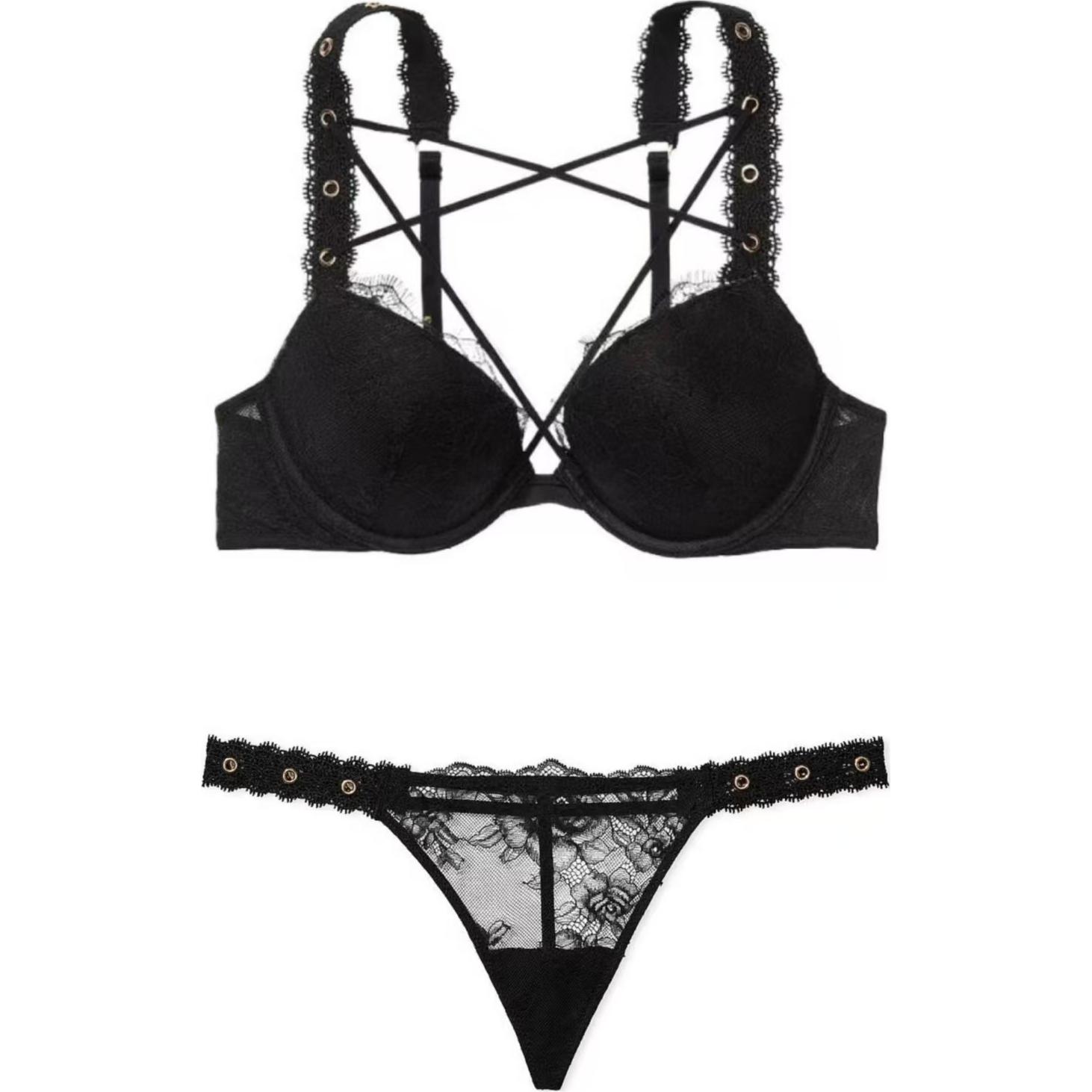 Victoria's Secret Женский комплект нижнего белья черный
Victoria's Secret Женский комплект нижнего белья черный