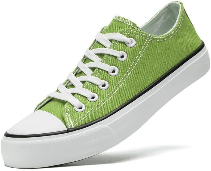 Кеды Xraehni из холщовой ткани для женщин и мужчин, низкие, на шнурках, модные кроссовки, классические повседневные обувь для прогулок, удобные и дышащие, зеленый
Кеды Xraehni из холщовой ткани для женщин и мужчин, низкие, на шнурках, модные кроссовки, классические повседневные обувь для прогулок, удобные и дышащие, зеленый