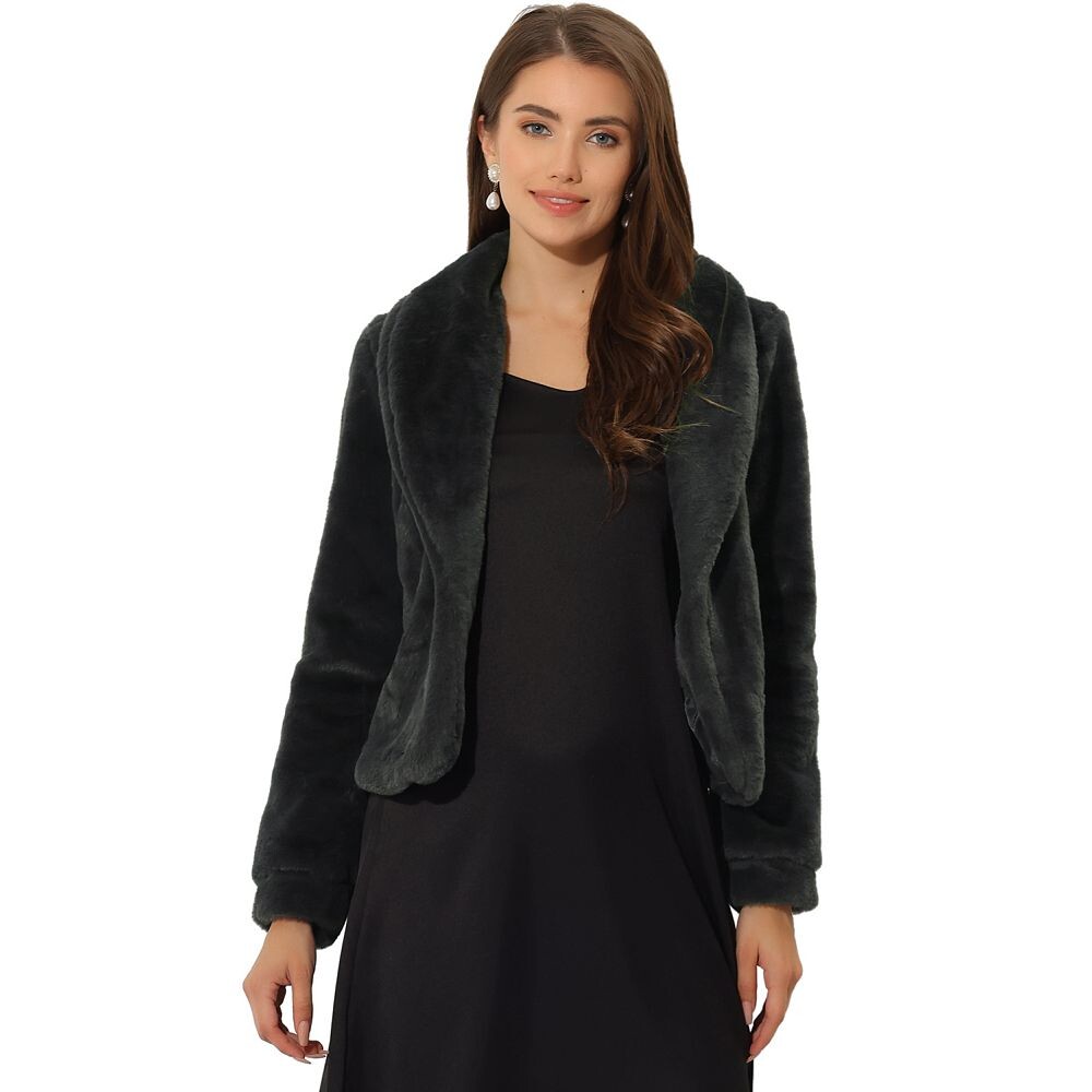 Женское укороченное флисовое пальто с длинными рукавами и зубчатыми лацканами и открытой передней частью ALLEGRA K, цвет Dark Grey, Серый, Женское укороченное флисовое пальто с длинными рукавами и зубчатыми лацканами и открытой передней частью ALLEGRA K,
Женское укороченное флисовое пальто с длинными рукавами и зубчатыми лацканами и открытой передней частью ALLEGRA K, цвет Dark Grey, Серый, Женское укороченное флисовое пальто с длинными рукавами и зубчатыми лацканами и открытой передней частью ALLEGRA K,