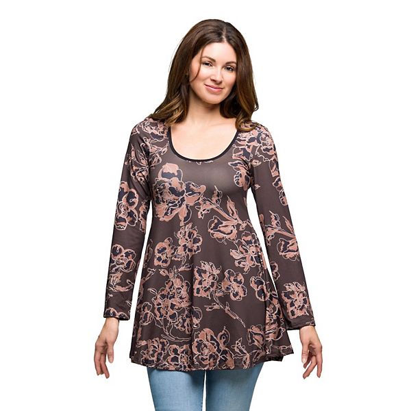 Женская туника с длинным рукавом и принтом 24Seven Comfort Apparel, Brown Multi, Коричневый, Женская туника с длинным рукавом и принтом 24Seven Comfort Apparel, Brown Multi
Женская туника с длинным рукавом и принтом 24Seven Comfort Apparel, Brown Multi, Коричневый, Женская туника с длинным рукавом и принтом 24Seven Comfort Apparel, Brown Multi